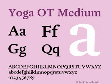 Yoga OT Medium Version 7.600, build 1028, FoPs, FL 5.04图片样张