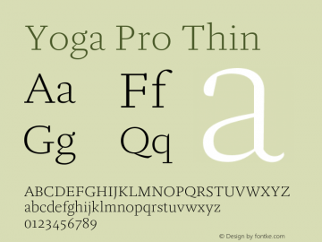 Yoga Pro Thin Version 7.600, build 1028, FoPs, FL 5.04图片样张
