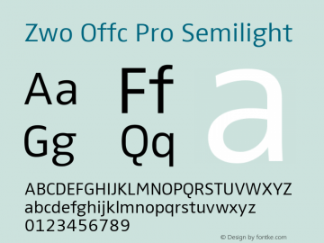 Zwo Offc Pro Semilight Version 7.504; 2010; Build 1023图片样张