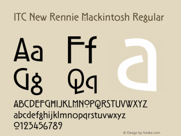 ITC New Rennie Mackintosh Rg Version 1.00, build 3, s3图片样张