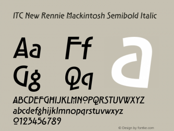 ITC New Rennie Mackintosh SBdI Version 1.00, build 3, s3图片样张