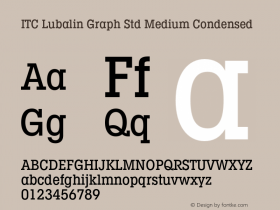 LubalinGraphStd-MediumCond Version 3.000 Build 1000图片样张