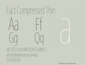 Fact Compressed Thin Version 1.000图片样张