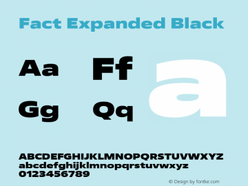 Fact Expanded Black Version 1.001图片样张