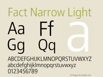 Fact Narrow Light Version 1.000图片样张