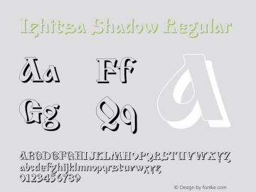 Izhitsa Shadow Version 2.001图片样张