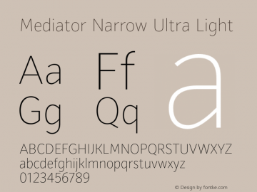 Mediator Narrow Ultra Light Version 1.0图片样张