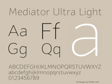 Mediator Ultra Light Version 1.0图片样张