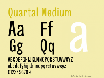 Quartal Medium Version 1.000图片样张