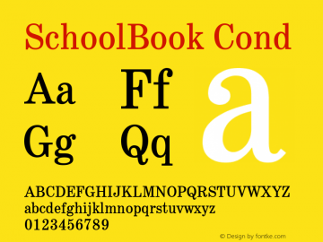 SchoolBook Cond Version 1.001图片样张