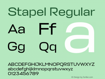 Stapel Version 1.001图片样张