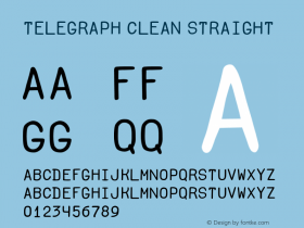 Telegraph Clean Straight Version 2.001图片样张