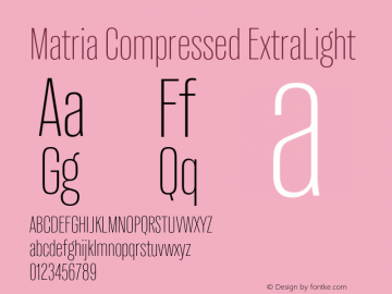 Matria Compressed ExtraLight Version 1.001图片样张