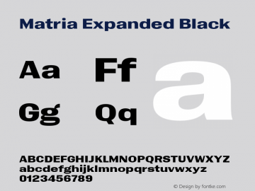 Matria Expanded Black Version 1.001图片样张