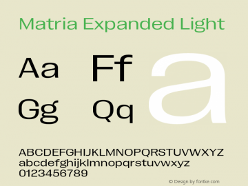 Matria Expanded Light Version 1.001图片样张