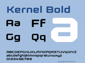 Kernel Bold Version 1.000图片样张