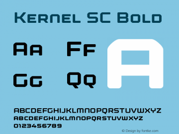 Kernel SC Bold Version 1.000图片样张