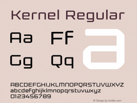 Kernel Regular Version 1.000图片样张