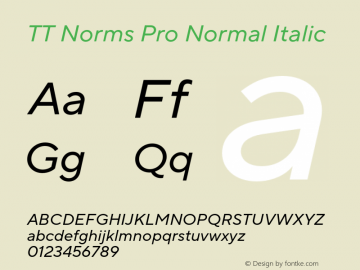 TT Norms Pro Normal Italic Version 3.200.25102023图片样张