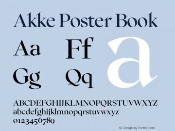 Akke Poster Book Version 2.281图片样张
