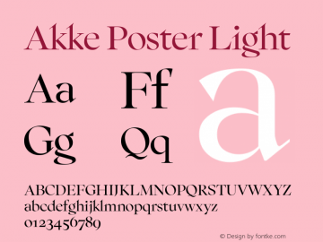 Akke Poster Light Version 2.281图片样张