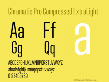 Chromatic Pro Compressed ExtraLight Version 2.001图片样张
