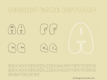 Chunky Bomb Outline Version 001.000图片样张