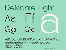 DeMonte Light Version 1.000图片样张