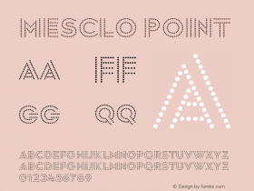 Mesclo Point Version 1.000;hotconv 1.0.109;makeotfexe 2.5.65596图片样张