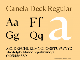 Canela Deck Regular 15.0d1e4图片样张