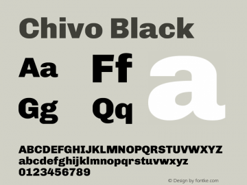 Chivo Black Version 2.002图片样张