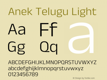 Anek Telugu Light Version 1.003图片样张