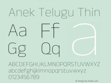 Anek Telugu Thin Version 1.003图片样张