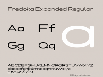 Fredoka Expanded Regular Version 2.001图片样张