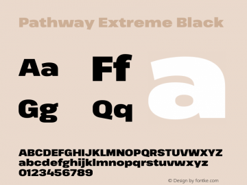 Pathway Extreme Black Version 1.001;gftools[0.9.26]图片样张