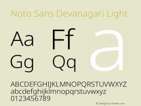 Noto Sans Devanagari Light Version 2.004图片样张