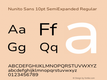 Nunito Sans 10pt SemiExpanded Regular Version 3.101;gftools[0.9.27]图片样张