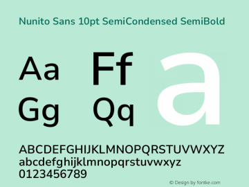 Nunito Sans 10pt SemiCondensed SemiBold Version 3.101;gftools[0.9.27]图片样张