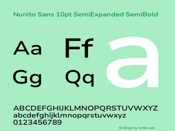 Nunito Sans 10pt SemiExpanded SemiBold Version 3.101;gftools[0.9.27]图片样张