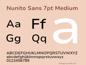 Nunito Sans 7pt Medium Version 3.101;gftools[0.9.27]图片样张