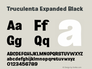 Truculenta Expanded Black Version 1.002图片样张