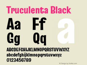 Truculenta Black Version 1.002图片样张
