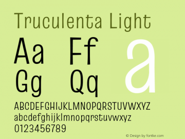 Truculenta Light Version 1.002图片样张