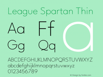 League Spartan Thin Version 2.002图片样张