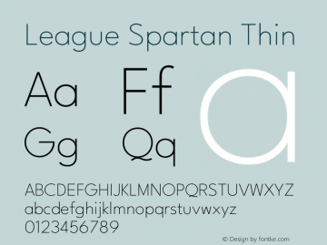 League Spartan Thin Version 2.002图片样张