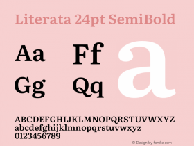 Literata 24pt SemiBold Version 3.103;gftools[0.9.29]图片样张