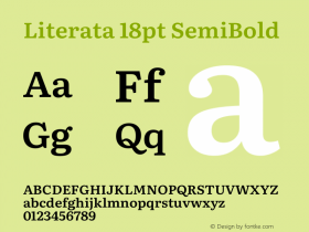 Literata 18pt SemiBold Version 3.103;gftools[0.9.29]图片样张