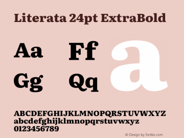 Literata 24pt ExtraBold Version 3.103;gftools[0.9.29]图片样张