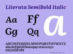 Literata SemiBold Italic Version 3.103;gftools[0.9.29]图片样张