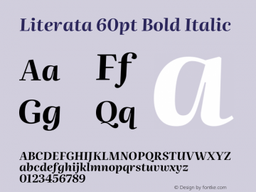 Literata 60pt Bold Italic Version 3.103;gftools[0.9.29]图片样张
